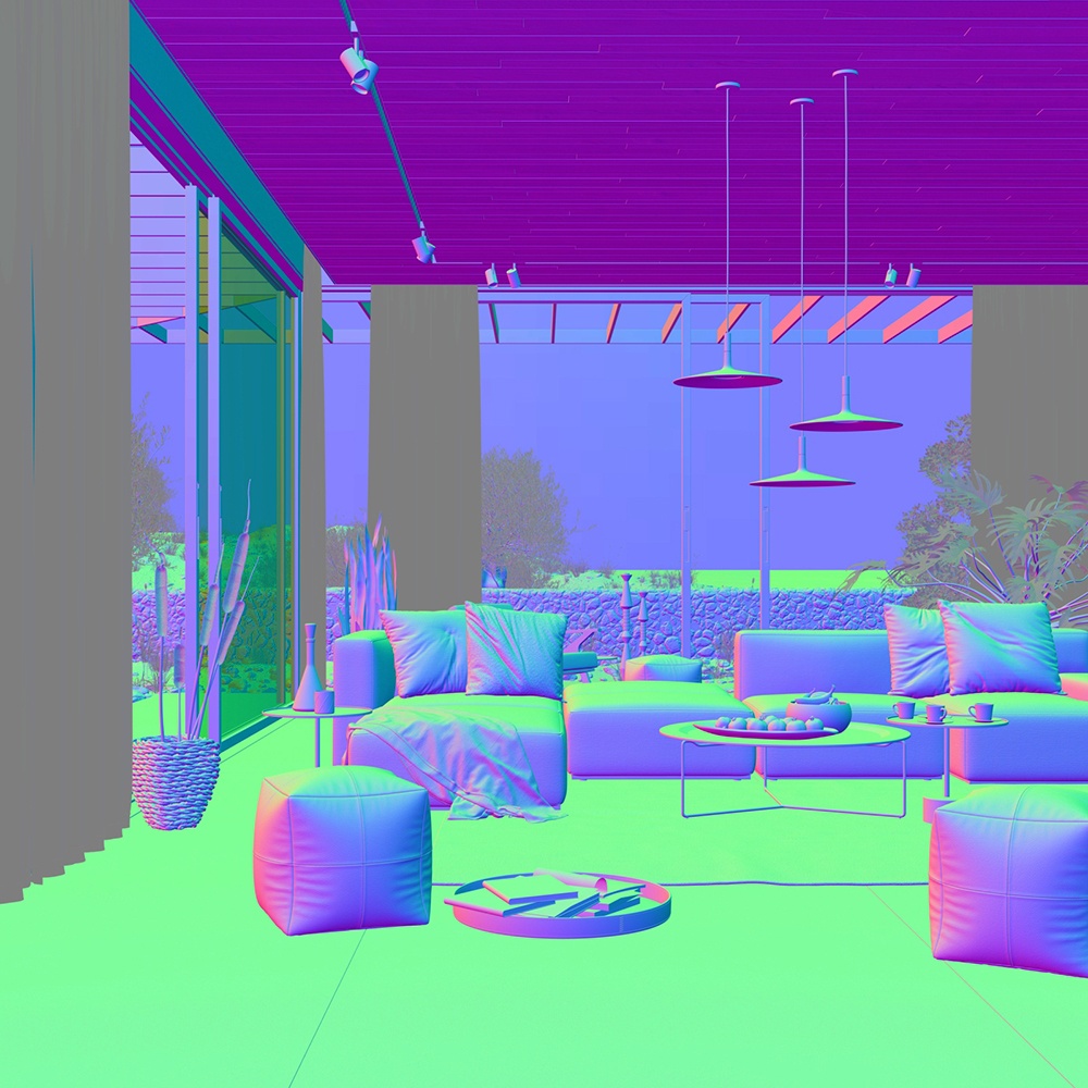 Application SDK > Geometry Render Elements > VRayBumpNormals.jpg