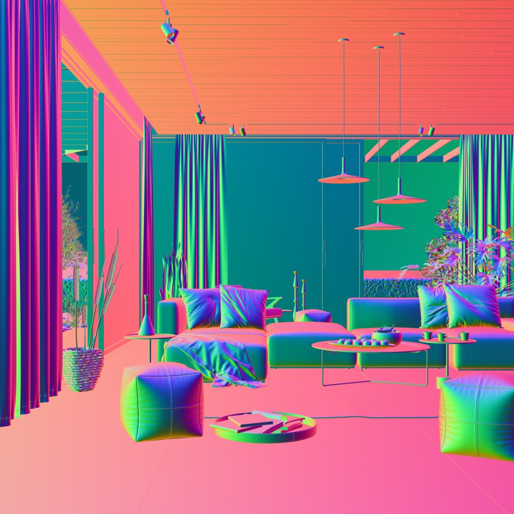 Application SDK > Utility Render Elements > AppSDK_VRaySamplerInfo_ReflectionVector_World.jpg