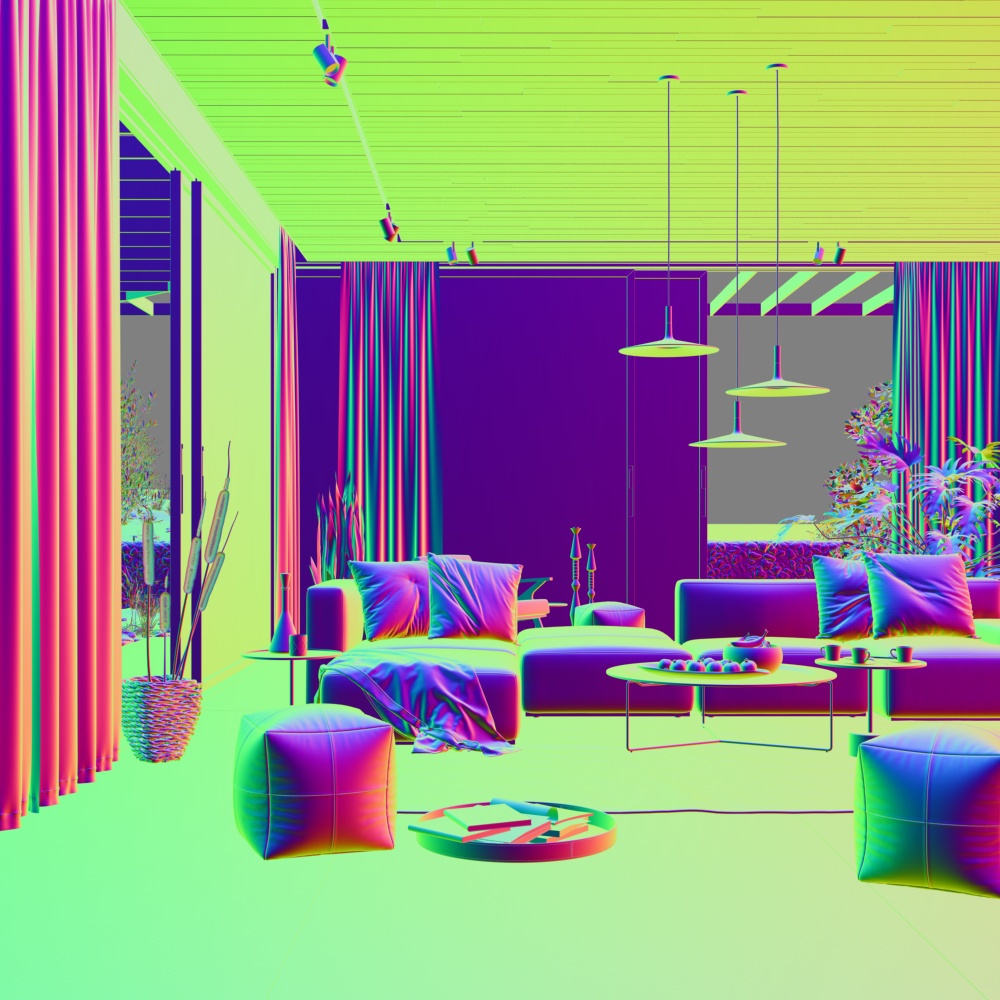 Application SDK > Utility Render Elements > VRaySamplerInfo_ReflectionVector_RelativeSpace.jpg
