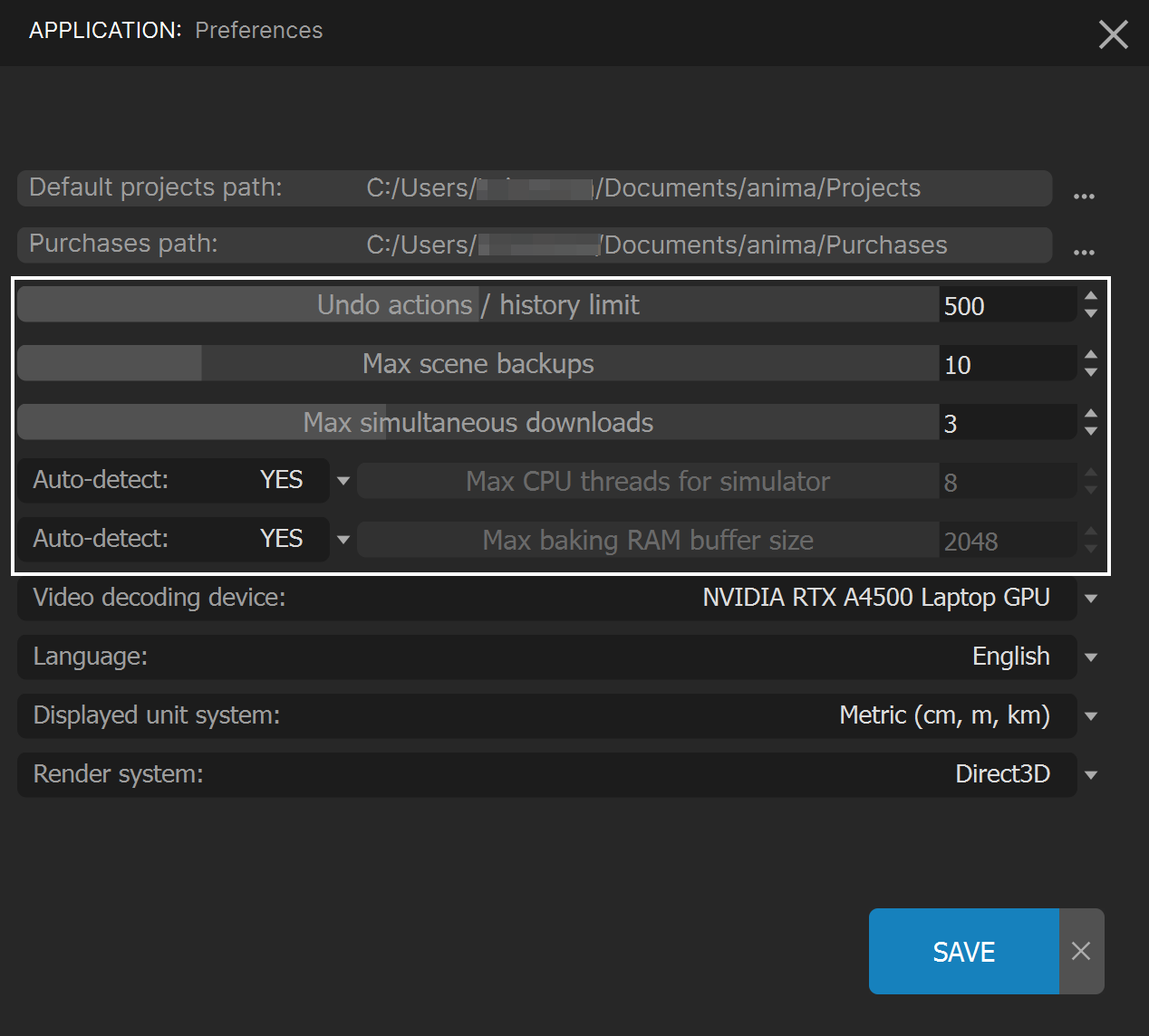 Chaos Anima > Understanding the UI > anima6_preferences_menu.png
