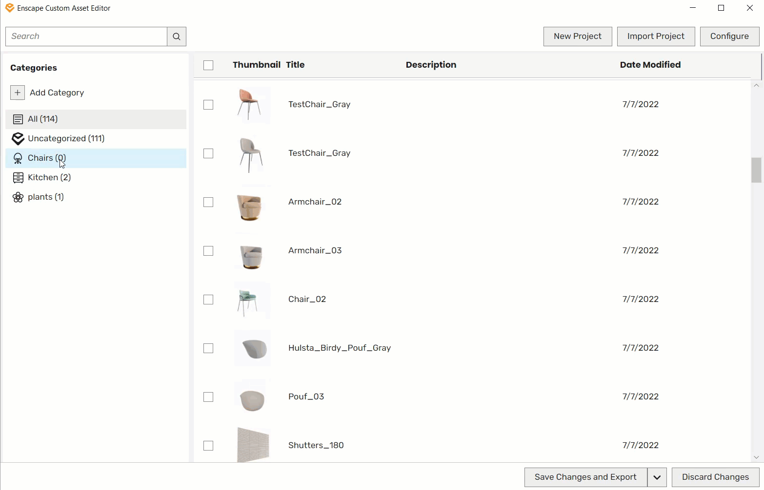 Enscape for Revit > Custom Asset Library > Multiple_Assets.gif