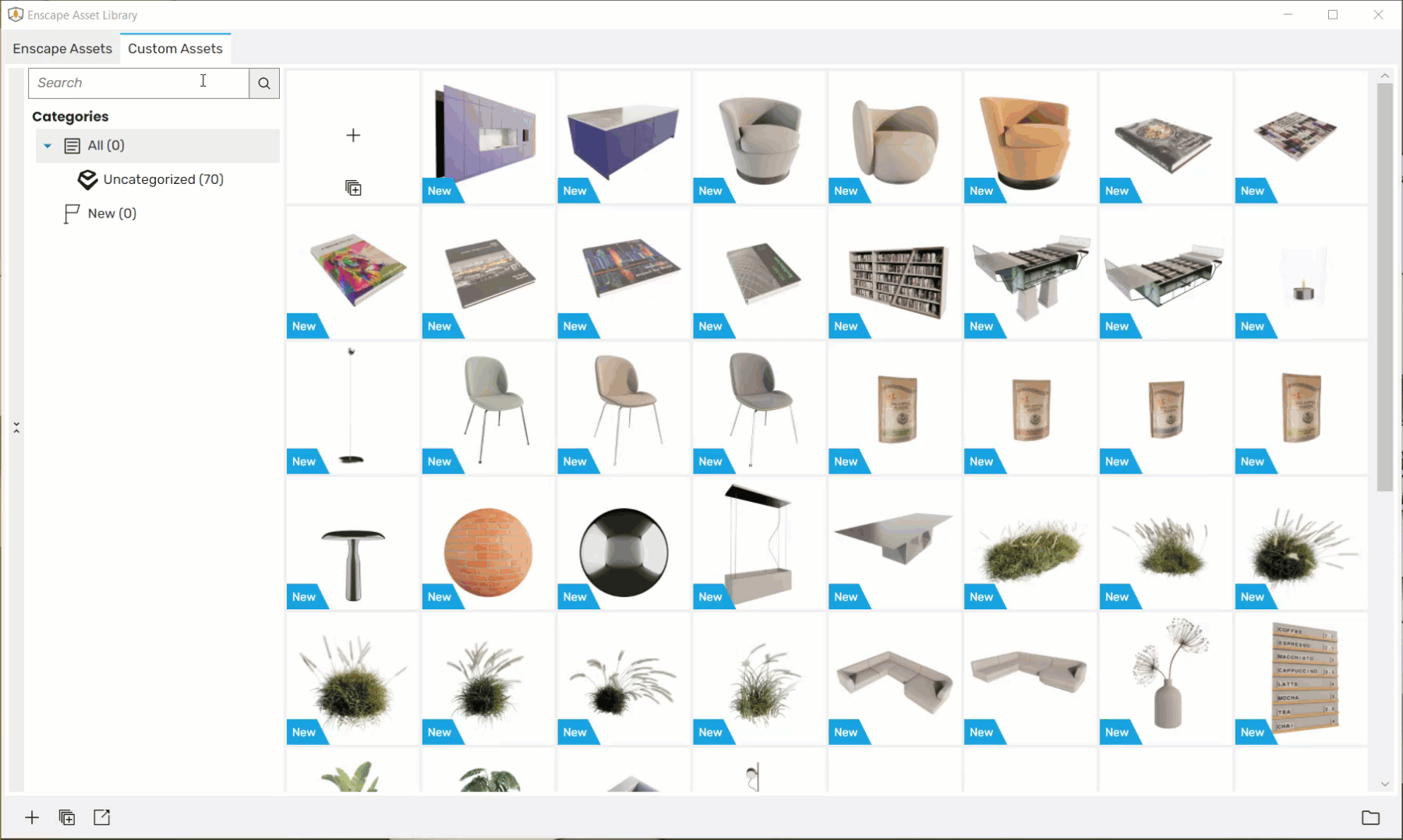 Enscape for Revit > Custom Asset Library > create_new_asset_4-0.gif