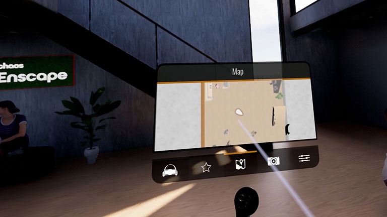 Enscape for Revit > Virtual Reality Headset > minimap_4-0.jpg