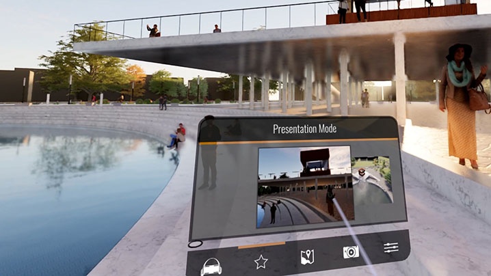 Enscape for Revit > Virtual Reality Headset > presentation-mode2_4-0.jpg