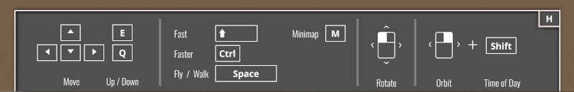 Enscape for Archicad > Web Standalone Export > mvmtkeys.png