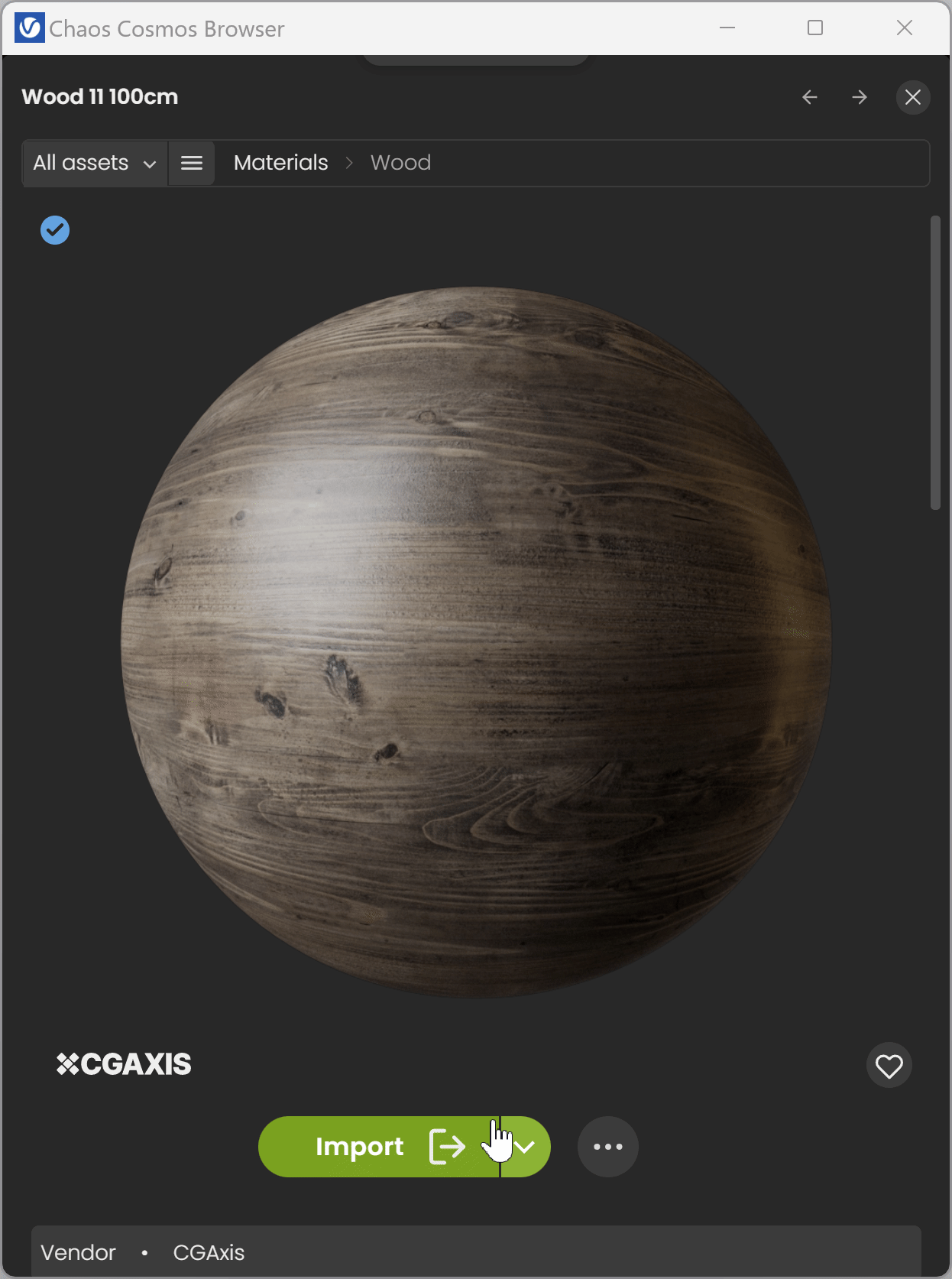 CosmosBrowser_MaterialsImport