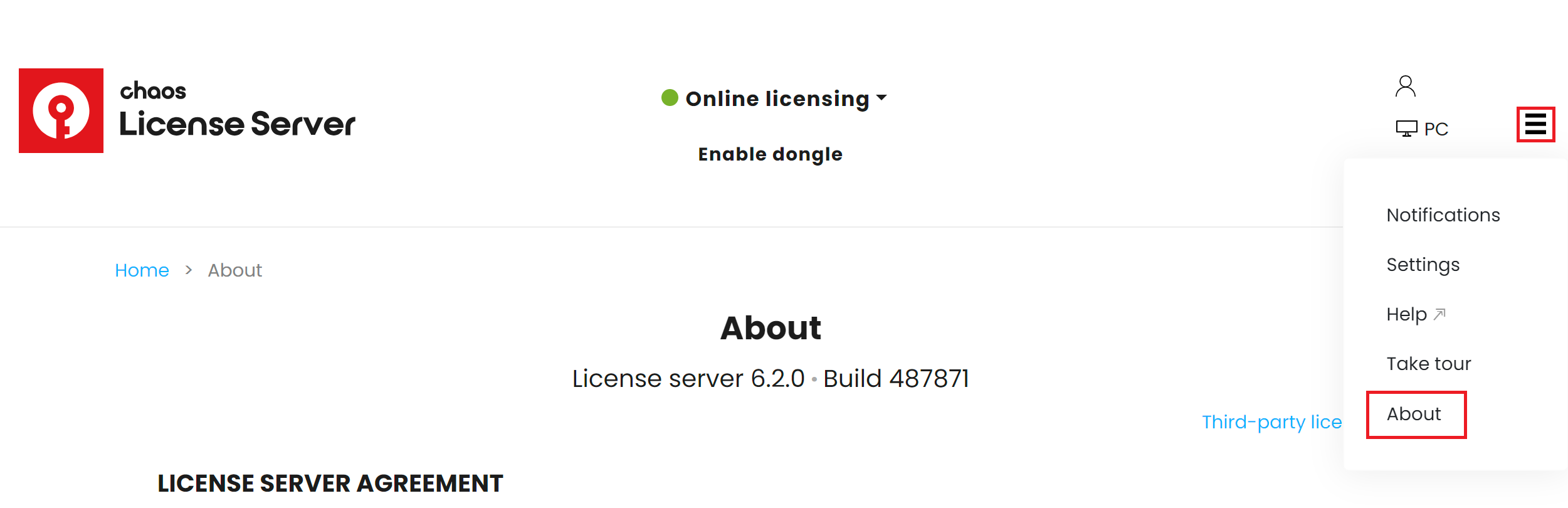 Chaos Licensing > Troubleshooting > LS_Troubleshooting_AboutPage.png