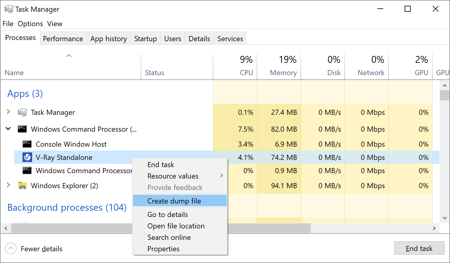 V-Ray Standalone > Creating Dump Files > Windows_CreateDumpFile.png