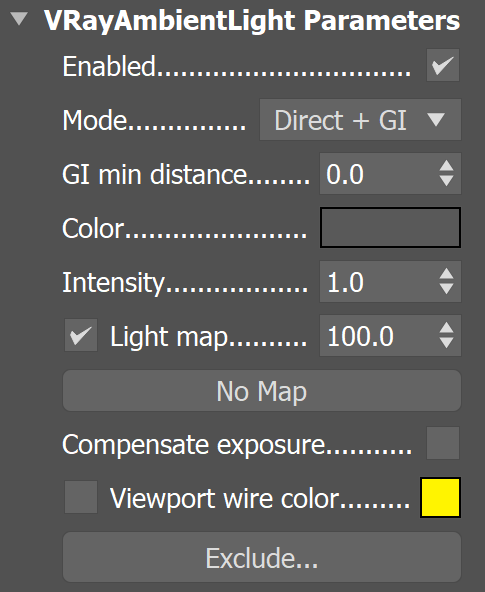 Vray ambient light 3ds max deals