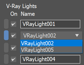 Ti år Tahiti Gå op og ned V-Ray Light Lister - V-Ray for 3ds Max - Chaos Help