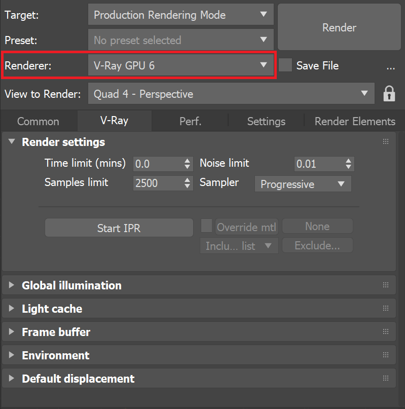 V-Ray for 3ds Max > V-Ray IPR > Max2023_VRay6_IPR_RenderSettings_GPU.png