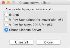 uninstall maya mac