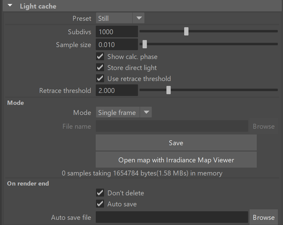 Light Cache Settings - V-Ray for Maya - Chaos Help Light Cache Settings - V-Ray for Maya - Chaos Help