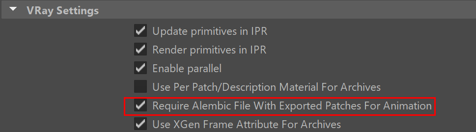 XGen Animation and Motion Blur - V-Ray for Maya - Chaos Help XGen Animation and Motion Blur - V-Ray for Maya - Chaos Help