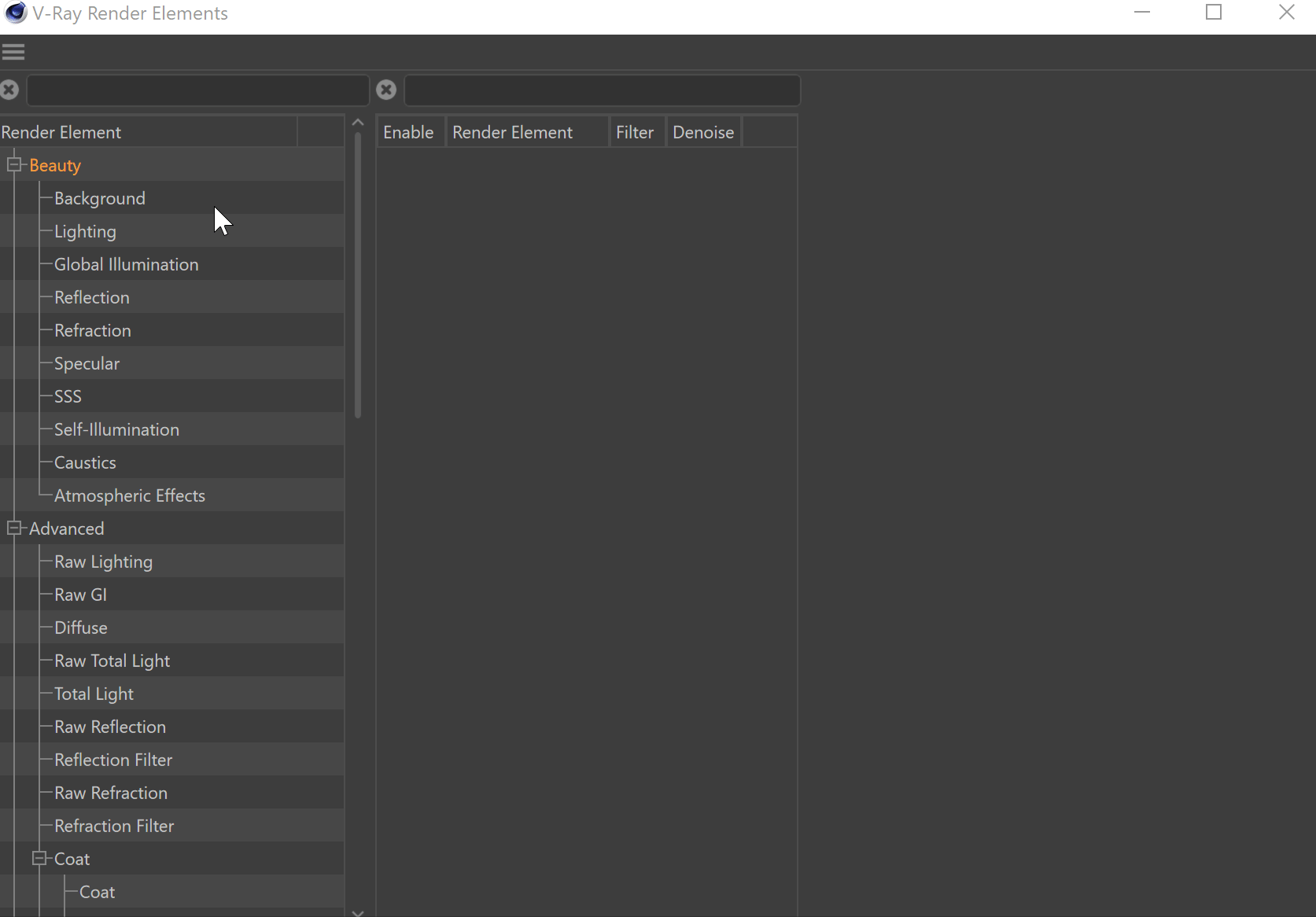 V-Ray for Cinema 4D > Refraction RE > C4D_RenderElements_Add.gif