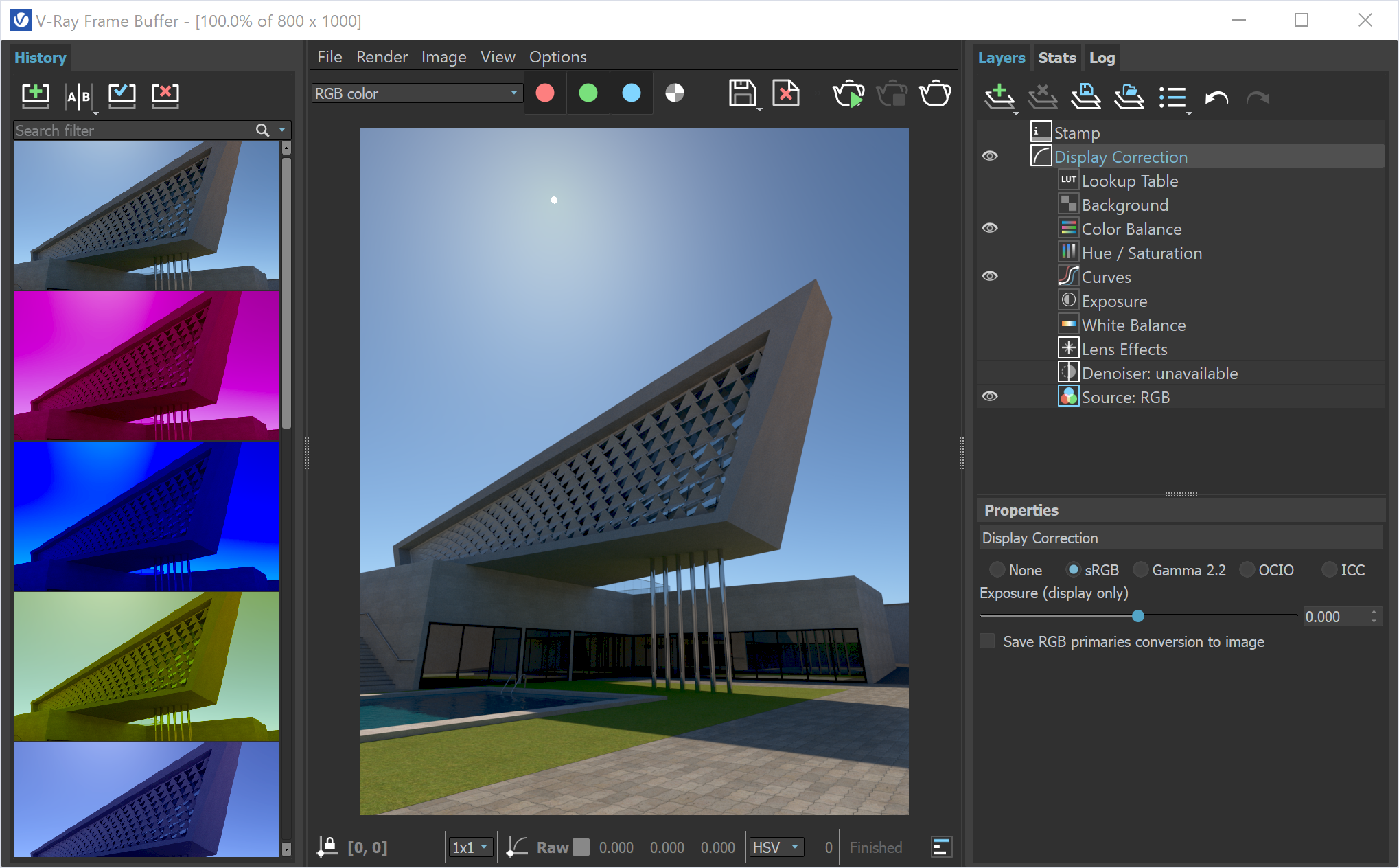 Với V-Ray frame buffer, bạn có thể điều chỉnh độ sáng, độ tương phản và cảm quan màu sắc trong quá trình rendering. Xem hình ảnh để khám phá cách sử dụng một trong những công cụ hữu ích nhất cho dự án của bạn.