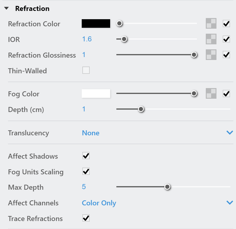 V-Ray for Revit > Generic Refraction > Revit2021_VRay5_GenericRefraction_Parameters.png