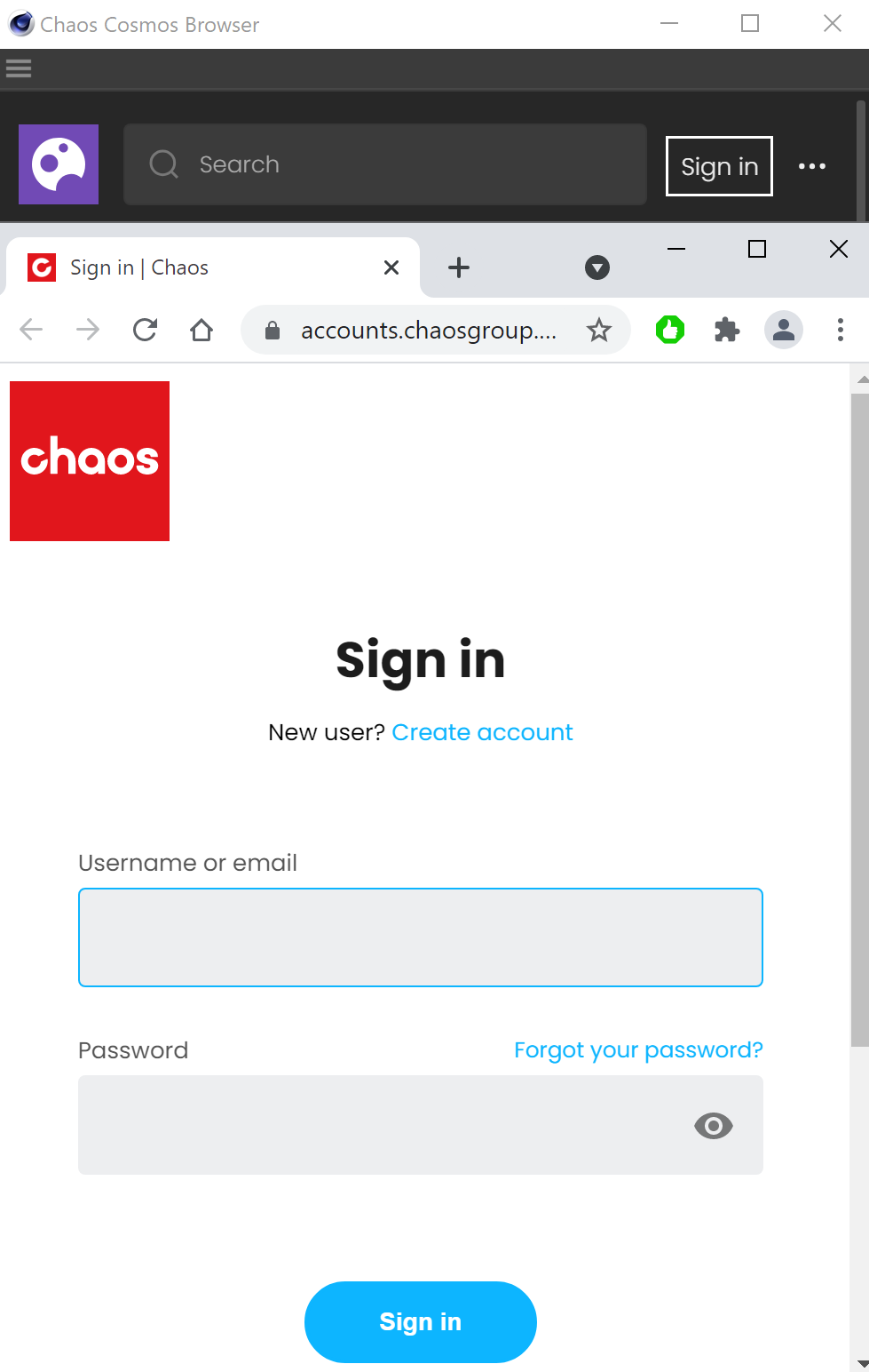 chaos cosmos browser что это