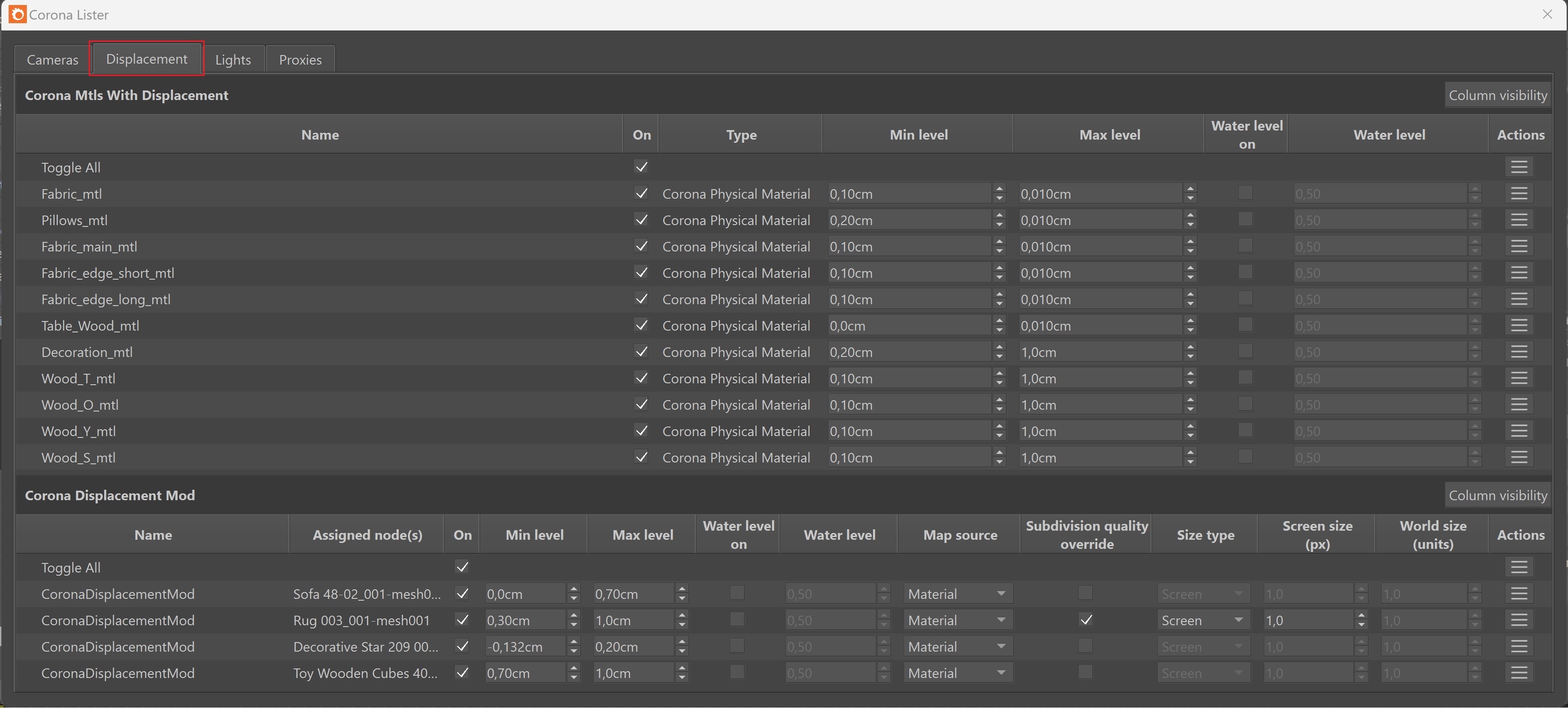 Corona Lister - Corona for 3ds Max - Global Site Corona Lister - Corona for 3ds Max - Global Site