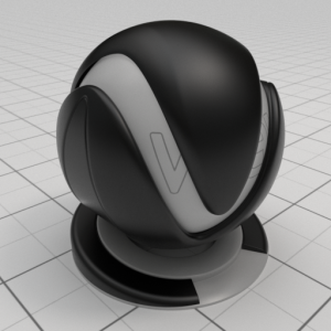 V-Ray for Houdini > Material Presets in V-Ray for Houdini > Plastic_Simple_Blurry_Black.png